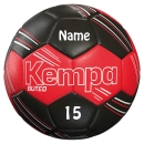 Kempa Handball BUTEO schwarz/rot Größe 3 mit Aufdruck Name