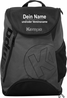 Kempa Rucksack mit Bodenfach und Aufdruck Name