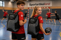 Kempa Rucksack mit Bodenfach und Aufdruck Name