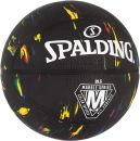 Spalding Basketball  MARBLE MULTICOLOR Black Rainbow...