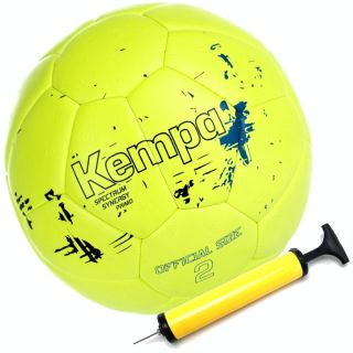 Kempa Handball Spectrum Synergy Primo fluo gelb Gr.1 + Ballpumpe