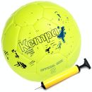 Kempa Handball Spectrum Synergy Primo fluo gelb Größe 2 + Ballpumpe