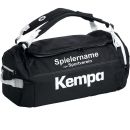Kempa Sporttasche Rucksack K-LINE 53 x 30 x 26 cm schwarz mit Aufdruck Namen