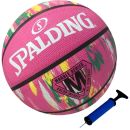 Spalding Basketball  MARBLE MULTICOLOR pink Indoor /...