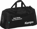 Kempa Handball Sporttasche schwarz 68,5 x 30 x 35 cm mit Aufdruck Name