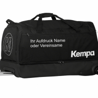 Kempa Trolley mit Aufdruck 120 L Teamsport XL schwarz 71,5 x 39,5 x 43  cm
