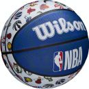 Wilson Basketball Outddor NBA LOGO Team Collection blau...