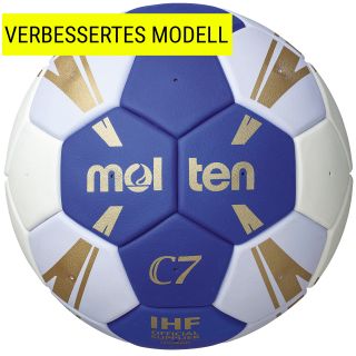 Molten Handball C7 blau/weiss IHF Siegel Größe 1