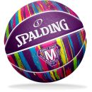 Spalding Basketball  MARBLE MULTICOLOR violett Indoor /...