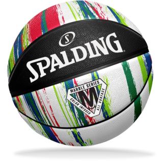 Spalding Basketball  MARBLE MULTICOLOR schwarz/weiß/bunt Indoor / Outdoor Street Größe 7
