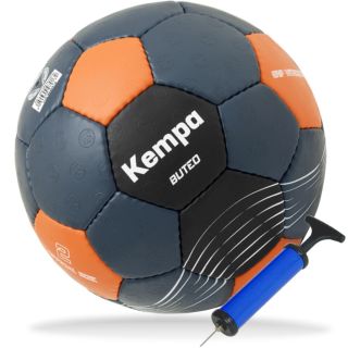 Kempa Handball Buteo petrol/orange Größe 2 + Ballpumpe