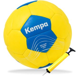 Kempa Handball Spectrum Synergy Plus gelb/blau Größe 1 + Ballpumpe