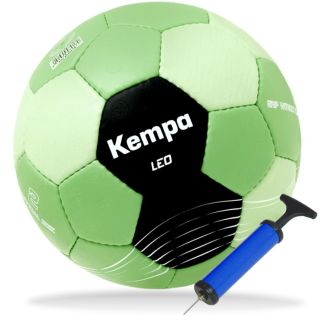 Kempa Handball Leo Training mint grün/schwarz Größe 0 + Ballpumpe
