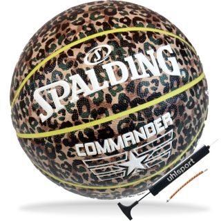 Spalding Basketball Commander INDOOR OUTDOOR Größe 7 + Ballpumpe