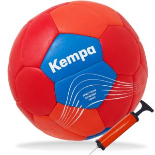 Kempa Handball Spectrum Synergy Primo rot/blau Größe 2 + Ballpumpe