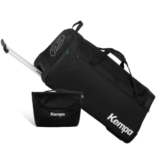 Kempa Trolley Teamline 90 L  73,5 x 36 x 35 cm schwarz mit Kempa Waschtasche