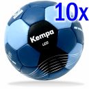 10 x Kempa Handball Leo Training  blau/schwarz Größe 0