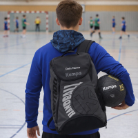 Kempa Handball Primo schwarz Größe 3 mit Aufdruck Name