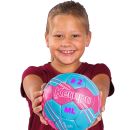 Kempa Handball LEO Training pink blau Größe 1 mit Aufdruck