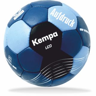Kempa Handball Leo Training  blau/schwarz Größe 1 mit Aufdruck Name