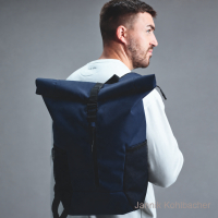 Kempa Rolltop Rucksack schwarz