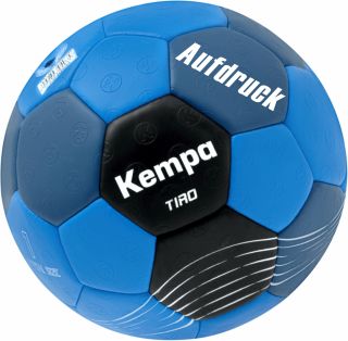 Kempa Handball Tiro lite extra leicht für Kinder blau Größe 1 mit Aufdruck Name