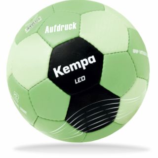 Kempa Handball Leo für Kinder grün/schwarz Größe 0 mit Aufdruck Name