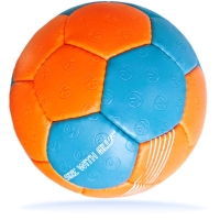 Kempa Handball Buteo orange/blau 2 mit Aufdruck