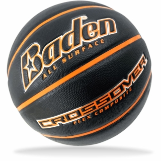 Baden Basketball Crossover indoor/outdoor schwarz/orange Größe 6