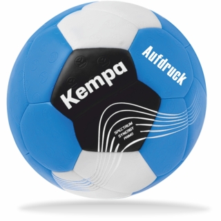 Kempa Handball Spectrum Synergy Primo blau/weiss 3 mit Aufdruck Name