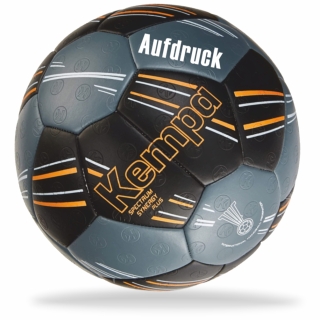 Kempa Handball Spectrum Synergy Plus schwarz/grau Größe 3 mit Aufdruck Name