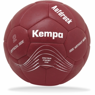 Kempa Handball Spectrum Synergy Pure dunkelrot neue Größe 3+ mit Aufdruck Name