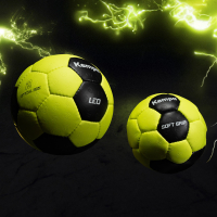 Kempa Handball Leo gelb/schwarz + Ballpumpe