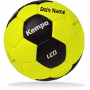 Kempa Handball Leo gelb/schwarz mit Aufdruck Name