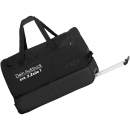 uhlsport Trolley ESSENTIAL TRAVEL schwarz 90 L mit Aufdruck Name/Vereinsname