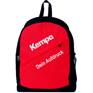 Kempa Rucksack Team Junior rot mit Aufdruck Name