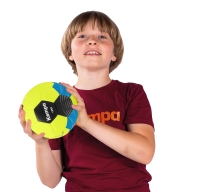 Kempa Handball Tiro extra leicht für Kinder gelb/blau Größe 0