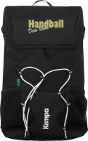 Kempa Rucksack Handball schwarz/gold/silber mit Ballnetz...