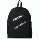 Kempa Rucksack Team Junior schwarz mit Aufdruck Name