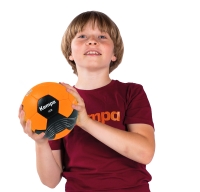 Kempa Handball orange Größe 1 mit Aufdruck Name