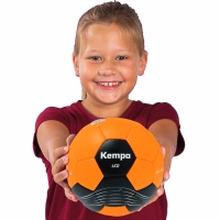Kempa Handball orange Größe 1 mit Aufdruck Name