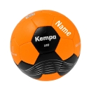 Kempa Handball orange Größe 1 mit Aufdruck Name