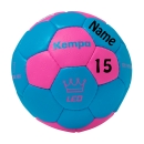 Kempa Handball Leo blau/pink Größe 0 mit Aufdruck Name für Kinder 6-8 Jahre