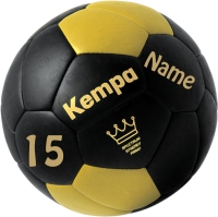 Kempa Handball Spectrum Synergy Primo schwarz/gold mit Aufdruck Name Größe 1