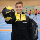 Kempa Handball Spectrum Synergy Primo schwarz/gold mit Aufdruck Name Größe 2