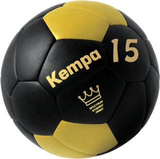 Kempa Handball Spectrum Synergy Primo schwarz/gold mit Aufdruck Name Größe 3
