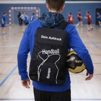 Kempa Handball Spectrum Synergy Primo schwarz/gold mit Aufdruck Name Größe 3
