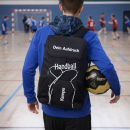 Kempa Handball Spectrum Synergy Primo schwarz/gold mit Aufdruck Name Größe 3