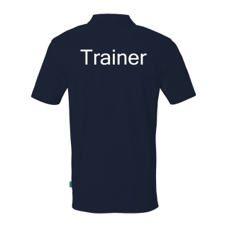 Kempa Poloshirt für Trainer Polo Shirt marine mit Aufdruck