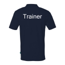 Kempa Poloshirt für Trainer Polo Shirt marine mit Aufdruck